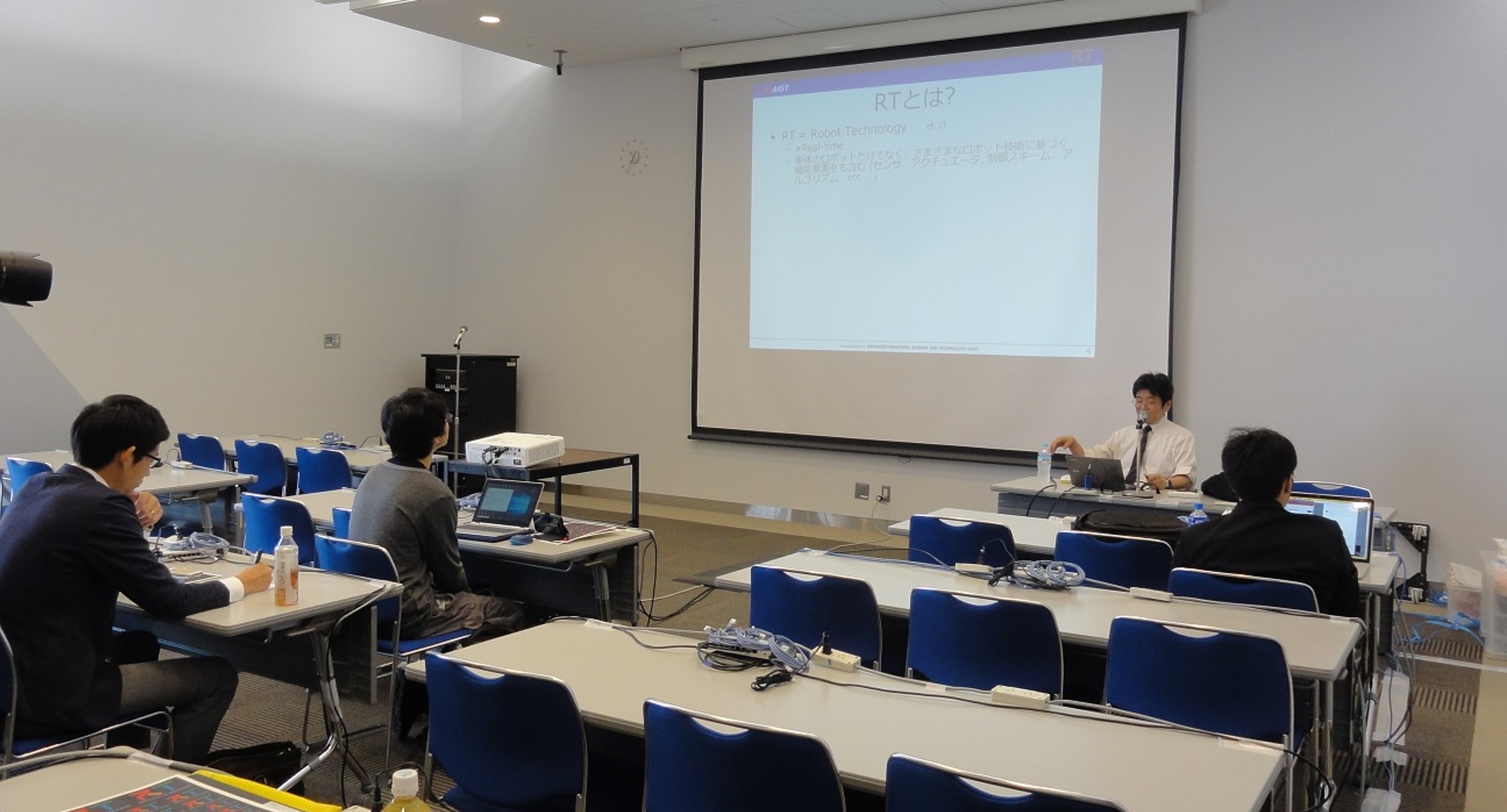 Japan Robot Week 2018 RTミドルウエア講習会が行われました Japan Robot Week 2018 RTミドルウエア講習会が行われました